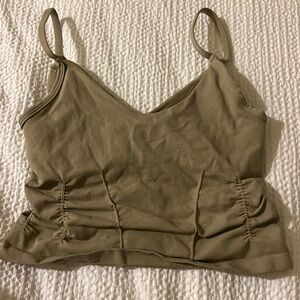free people rouched crop tank